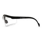 Pyramex® Venture II® SB1810R10 Reader Eyewear, +1.0 Diopter, Clear Lens, Black Frame, Nylon 6.6/Polycarbonate Frame, Polycarbonate Lens, 99 % UV Protection, Specifications Met: ANSI Specified