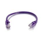 Quiktron® 576-145-006 Booted Patch Cord, Category: Cat 6, 24 AWG Solid Wire Copper Conductor, 6 ft Cord Length