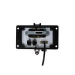 GracePort P-P1R2#2-M2RD0 PANEL INTERFACE CONNECTOR WITH USB 3.0 A F/F, CATEGORY 5E RJ45, PANEL MOUNT HOUSING, UL TYPE 4, SIMPLEX OUTLET, NO CIRCUIT BREAKER