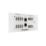 GracePort P-P22#8Q102#2-S1RX PANEL INTERFACE CONNECTOR WITH QTY 8 USB A/F TO USB A/F, QTY 2 DVI F/F, QTY 2 RJ45, SPECIAL SIZE, UL TYPE 1, NO OUTLET