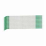 Brady® SCN09-I-CAP Clip Sleeve™ Pre-Printed Wire Marking Sleeve, 0.098 to 0.11 in Wire, Nylon, I Legend