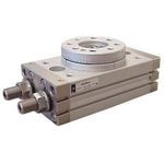SMC® MSQA20R Rotary Actuator With Internal Shock Absorber, 190 deg Rotation Angle, 20 mm Bore, M5x0.8 Port