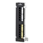 Leviton® 5G596-U89 Flat 110 Style Patch Block, 12 Ports, Category: Cat 5e, Plastic/Steel