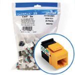 GigaMax® QuickPort® QuickPack® 5G108-BY5 8-Conductor 8-Position UTP Connector, Cat 5e Module, Panel Mounting, 1 Ports