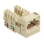 CommScope CC0020560/1 UNJ Type UTP Cat 5e IDC Termination Modular Jack, Thermoplastic, Ivory