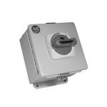 Rockwell Automation IEC Load Switch, NEMA Type 3/4/12 - IP66 Painted Steel, 6" x 6" x 4", Handle Color:Red / Yellow, 16A, 3 Poles