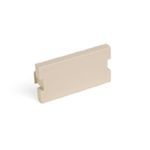 QuickPort® 41291-1BI Connector Insert MOS Blank Module, Snap-On Mount, Plastic, Ivory