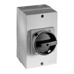 Rockwell Automation IEC Load Switch, IP65 (Thermoplastic) - Base / DIN Rail, OFF-ON 90°, 40A, 3 Poles, Supplied with a Type N Red/Yellow Actuator