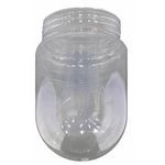 Appleton® UNILETS™ V-51™ VPG-1CL Round Bottom Light Fixture Globe, Cylinder Shape, 100 W Lamp, A21 Medium Incandescent Lamp, For Use With: V-51™ REA Series Vaportight Enclosed and Gasketed 100 W Medium Base Incandescent Lighting Fixture, Polycarbonate