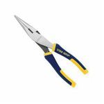 Irwin® Vise-Grip® 2078216 Long Nose Plier, Serrated Jaw, 1/8 in Jaw Length, 23/32 in Jaw Width, Nickel Chromium Steel Jaw, 6 in OAL