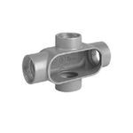 Killark® Duraloy® 7 X67 Type X Conduit Body, 2 in Hub, 7 Form, 50 cu-in Capacity, Iron, Triple Coated
