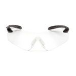 Pyramex® SB8810S Intrepid II® Safety Glasses, Scratch-Resistant Lens Coating, Clear Lens, Black/Gray Frame, Polycarbonate Lens, Specifications Met: ANSI Z87.1