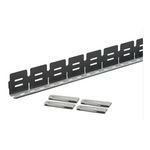 Panduit® PanelMax™ SD2EMI EMI/RFI Metal Divider Wall Noise Shield Kit, For Use With: 2 in H Wiring Duct, Specifications: 0.3 in Slot, 20 dB Reduction in Noise, Steel, Black