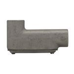 Crouse-Hinds Condulet® SnapPack™ LB57CG Type LB Pre-Assembled Conduit Body, 1-1/2 in Hub, Form 7 Form, Feraloy® Iron Alloy, Aluminum Acrylic Painted/Electro-Galvanized