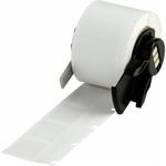 Brady® PTL-18-427 Self-Laminating Printer Label, 1 in L x 1/2 in W, White/Translucent Legend/Background, Vinyl