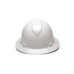 Ridgeline® HP54110 Full Brim Standard Hard Hat, High Density Polyethylene, 4-Point Suspension, ANSI Electrical Class Rating: Class C/E/G, ANSI Impact Rating: Type 1, Ratchet Adjustment