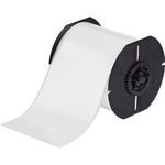 Brady® B30C-4000-595-WT All Weather Permanent Adhesive Vinyl Label Tape for B30 Printers - 4" White, Cartridge of 100 Feet, Ribbon Series: B30-R10000