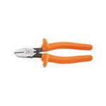 Klein® D220-7-INS Heavy Duty Hot Riveted Diagonal Cutting Plier, 1 in L x 31/32 in W x 1/2 in THK Jaw, 7-7/8 in OAL