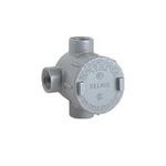 Killark® GECTT-3M GE Series Explosionproof Conduit Outlet Box With Cover, T Body, 1 in Hub, 19 cu-in Capacity, Iron