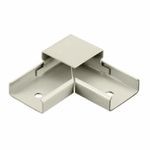 PREMISE WIRING HBL2011IV Standard Raceway Elbow, 90 deg Bend, Flat End, Roll Formed Steel