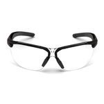 Pyramex® SB9210ST * Flex-Zone® Safety Glasses, H2X Anti-Fog/Scratch-Resistant Lens Coating, Clear Lens, Black Frame, Nylon Frame, Polycarbonate Lens, Specifications Met: ANSI Z87.1