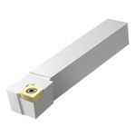 Kennametal® 1843877 Screw-On Indexable Turning Toolholder, SCLC Tool Holder, Insert Compatibility: CC..43., Right Hand Cutting Direction, 1 in Shank, 5 deg Lead Angle, Neutral Rake, 6 in OAL