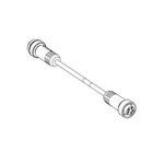 Molex® 1300101147 Cable Assembly, Male x Female Connector, 12 ft Cable Length, 5 Pole
