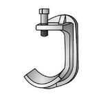 O-Z/Gedney J-75G Type J Pipe Hanger, 3/4 in, For Use With IMC/EMT/Rigid Metal Conduit, Malleable Iron, Mechanically Galvanized