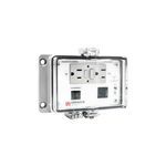 GracePort P-R62-M3RF3 PANEL INTERFACE CONNECTOR WITH ETHERNET SWITCH, CATEGORY 5E RJ45, PANEL MOUNT HOUSING, UL TYPE 4X, GFCI DUPLEX INSIDE-OUTLET, NO CIRCUIT BREAKER