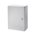 nVent HOFFMAN CONCEPT™ CSD161210SS6 CWS 1-Door Wall Mount Enclosure, 16 in L x 12 in W x 10 in D, NEMA 3R/4/4X/12, 304 Stainless Steel