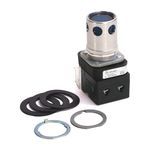 Rockwell Automation 800T-QAH2BD1 Illuminated Pushbutton, 30.5 mm, 1NO Contact Configuration, Extended Head with Guard Operator, Blue