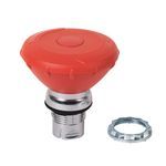 Rockwell Automation 800FM-MT64 Non-Illuminated Round Twist/Key Release Operator, 60 mm, Red