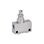 SMC® AS2000-01 AS Series In-line Speed Controller, 1/8 in Port, 1 MPa Pressure, 340 Lpm Flow Rate, Zinc Alloy Body