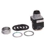 Allen-Bradley 800T-FXPH16GA 800T PB, 30mm Push Pull Device, No Twist Release, 120V AC 50/60 Hz, 2 Pos., Std Mushroom Cap, No Legend on Cap, GRN, Transformer Type, 1 NO 1 NC Std Contacts, LED Lamp, No Block in Pos. 3, Push Pull