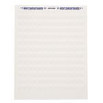 Brady® LAT-15-361-5 Self-Laminating Printer Label, 3/4 in L x 1/2 in W, White/Translucent Legend/Background, B-361B Polyester