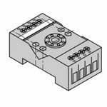 Releco R4465 S2 Socket Base, 300 VAC, 10 A, For Use With Universal 8-Pin Relays, 8 Pins, 2 Poles