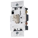 Hubbell® tradeSELECT® RAYCL153PLA 1-Gang 3-Way Preset Slide Toggle Dimmer Switch, 120 VAC, 1.25 A, 1 Pole, Operation Mode: On/Off, Light Almond