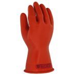 Novax® 147-0-11/6 147-0-11 Insulating Gloves, 6, Natural Rubber, Orange, 11 in L, ASTM Class: Class 0