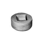 Emerson™ PLG-250C Recessed Head Close-Up Plug, 2-1/2 in, Malleable Iron, Mechanically Galvanized