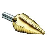 IDEAL® 35-515 Step Drill, 1/4 in Diameter Minimum Hole, 1-1/8 in Diameter Maximum Hole, 16 Steps, 16 Hole, 3/8 in Shank