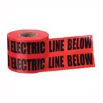IDEAL® 42-201 Detectable Underground Tape, Red, 1000 ft L x 3 in W x 5 mil THK