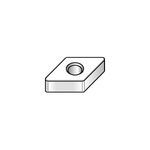 Kennametal® Kenloc™ 1881278 Turning Insert, DNGA Insert, Material Grade: C4/C8, 431 Insert, Diamond Shape, Neutral Cutting Direction, Ceramic, Manufacturer's Grade: KY1615