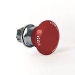 Rockwell Automation 800T-TFXJET6 Non-Illuminated Pushbutton Operator, 60 mm, 2 Positions, Red