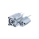 SMC® NCDQ2B32-10DZ NCQ2 Pneumatic Compact Cylinder, 32 mm Cylinder Bore, 10 mm L Stroke, Double Acting Cylinder Action, Through Hole Mounting