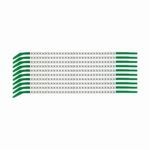 Brady® SCN09-9 Clip Sleeve™ Pre-Printed Wire Marking Sleeve, 0.098 to 0.11 in Wire, Nylon, 9 Legend
