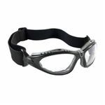 Bouton® 250-50-0420 Fuselage™ Dual Lens Unisex Protective Glasses, Anti-Fog Lens Coating, Clear Lens, Full Framed Frame, Black/Gray Frame, Nylon Frame, Polycarbonate Lens, Specifications Met: ANSI Z87.1