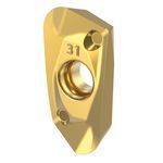 Kennametal® 3033728 Mill 1-14™ 2-Cutting Edge Milling Insert, EP Insert, 1408 Insert, Solid Carbide, Manufacturer's Grade: KC522M, Parallelogram Shape