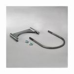 Donaldson® P206411 Single Round Band Standard U-Bolt Clamp, 3/8-16 in UNC-2A, 5 in OD Pipe, Cold Rolled Steel