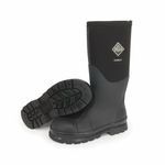 Muck® by Honeywell Chore® CHS-000A-BLK-110 Safety Boot, Men's Gender, 11 in, 16 in H, Steel Toe, Neoprene Upper, Specifications Met: ASTM F2413-11 M I/75 C/75 EH