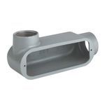 Hubbell® O Type LL Conduit Body, 1 in Hub, 12 cu-in, Iron, Powder Epoxy Painted